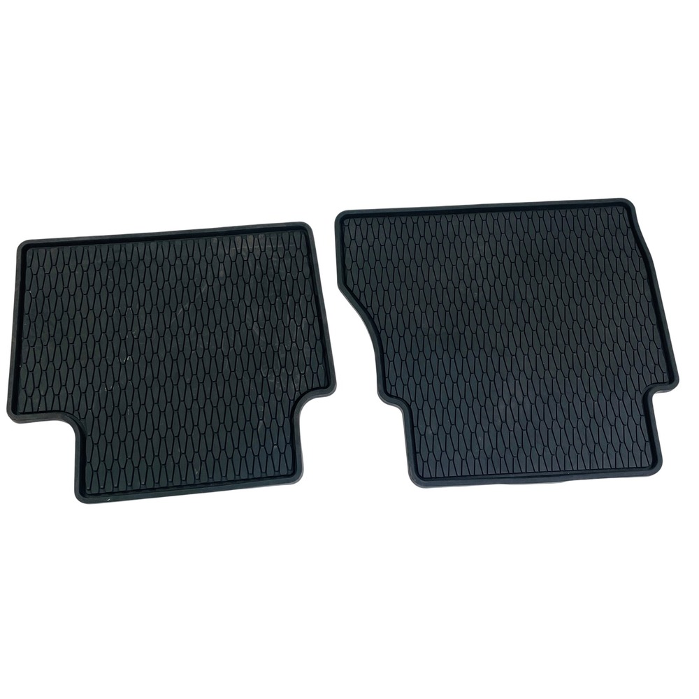 Mazda OEM All Weather Rear Floor Mats Black Rubber TPE KB6V-V0-350 BCKA-V0-350A